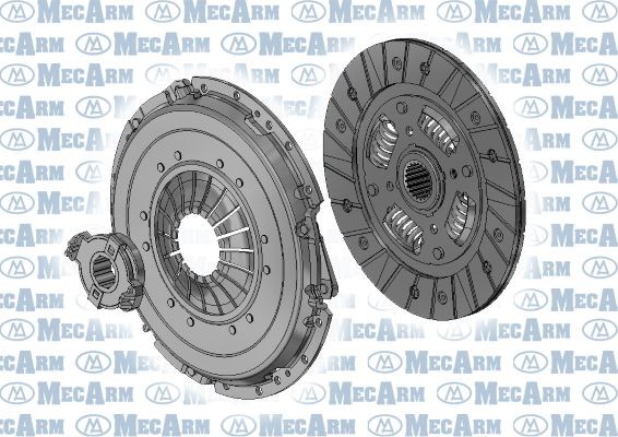 MK10086 MECARM Clutch set HYUNDAI with clutch release bearing, 225mm