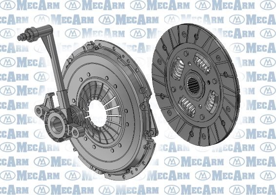 MK10123 MECARM Clutch set NISSAN with clutch release bearing, 241mm