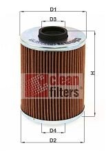 CLEAN FILTER ML490 Oil filter 11-42-7-833-769