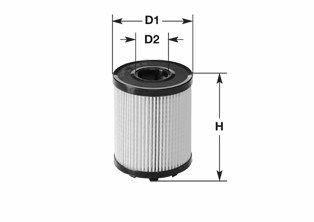 CLEAN FILTER Filter Insert Height: 80mm Oil filters ML1716 buy