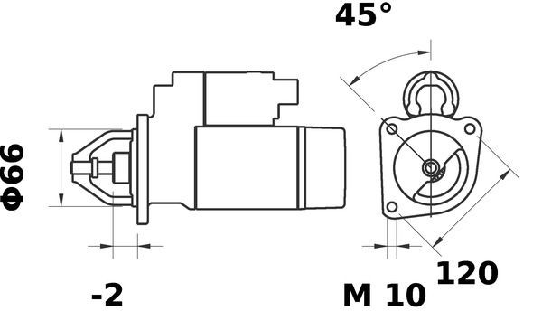 MAHLE ORIGINAL Starter motors MS 283