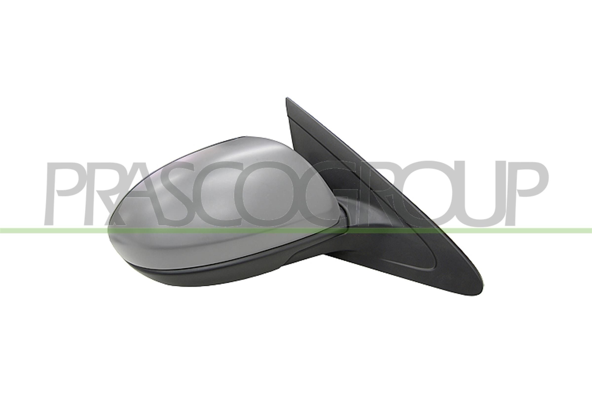 PRASCO MZ3307213 Wing mirror Right, primed, Electric, Convex, untinted