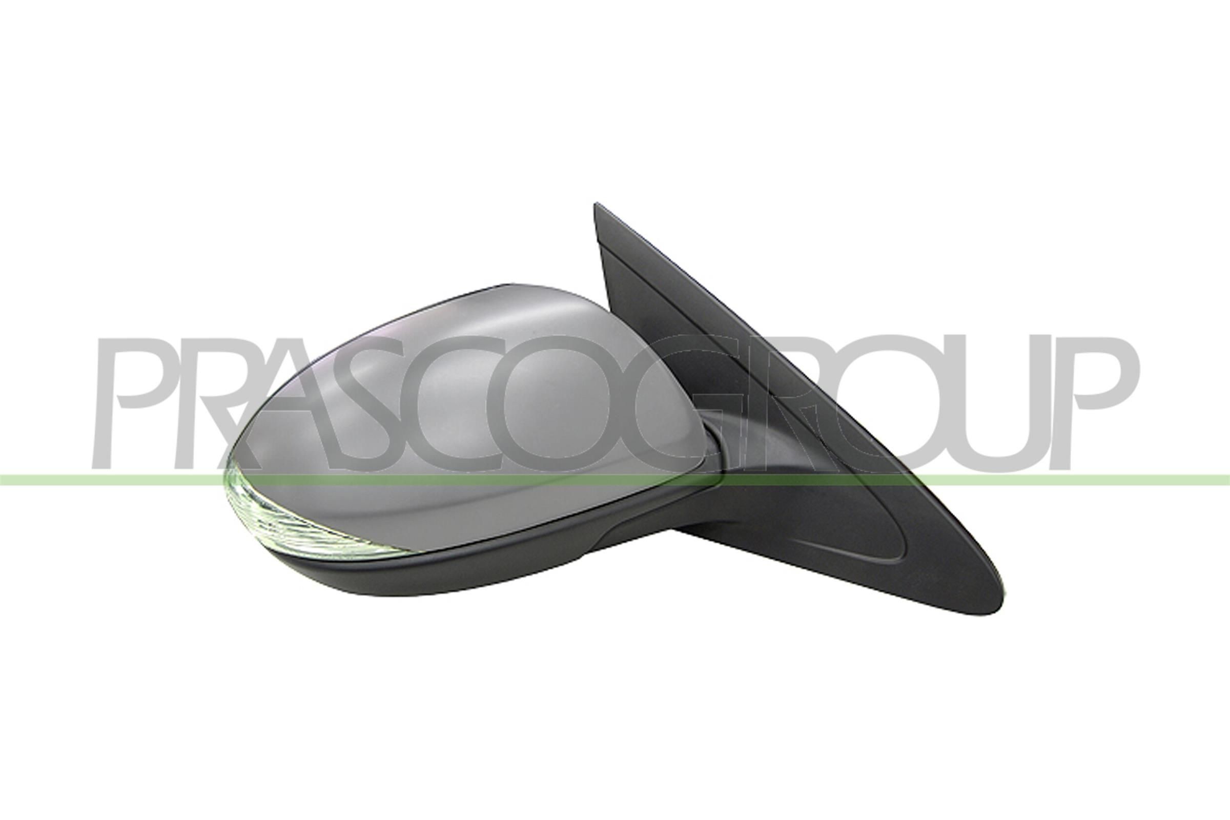PRASCO MZ3307215 Wing mirror Right, primed, Electric, Convex, untinted