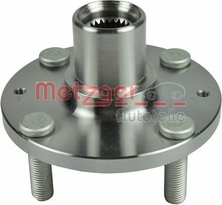 METZGER N 1025 Wheel Hub 4x100, Front Axle Left, Front Axle Right