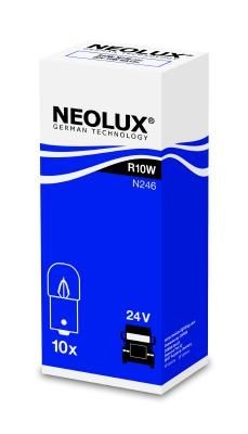 N246 Bulb, licence plate light N246 NEOLUX® 24V 10W, R10W, BA15s