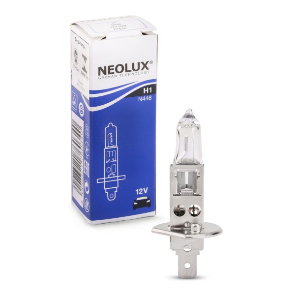 NEOLUX® N448 Bulb, spotlight H1 12V 55W P14.5s, Halogen