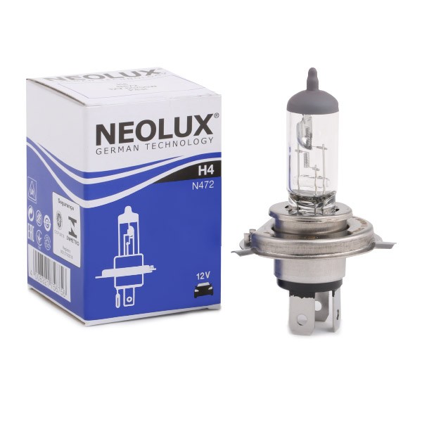 NEOLUX H4 Standard 60/55W P43t 12V Blister Lampe Birne
