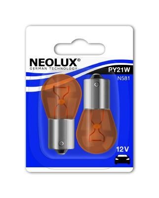 Original NEOLUX® PY21W Indicator bulb N581-02B for TOYOTA PROACE