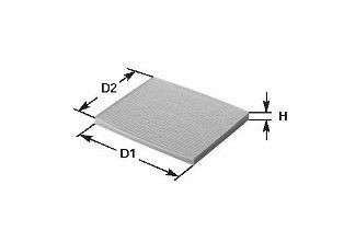 Air conditioner filter CLEAN FILTER Activated Carbon Filter, Filter Insert x 25 mm - NC2115CA