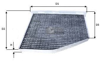 Great value for money - CLEAN FILTER Pollen filter NC2129CA