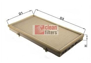 Great value for money - CLEAN FILTER Pollen filter NC2141