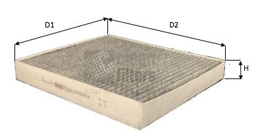 Great value for money - CLEAN FILTER Pollen filter NC2390CA