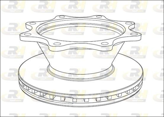 ROADHOUSE NSX1012.20 Bremsscheibe für VOLVO FL 6 LKW in Original Qualität