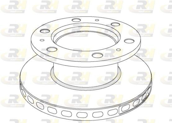 ROADHOUSE NSX1018.20 Bremsscheibe für MERCEDES-BENZ UNIMOG LKW in Original Qualität