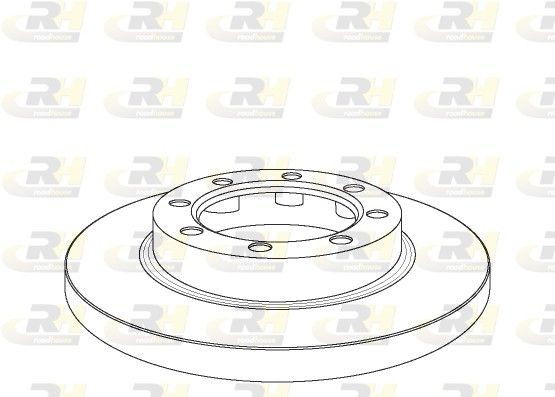 ROADHOUSE NSX1030.10 Bremsscheibe für MERCEDES-BENZ UNIMOG LKW in Original Qualität