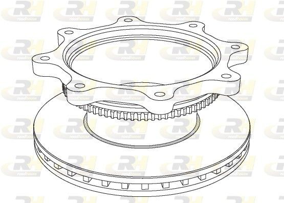 ROADHOUSE NSX1037.20 Bremsscheibe für VOLVO FL 6 LKW in Original Qualität