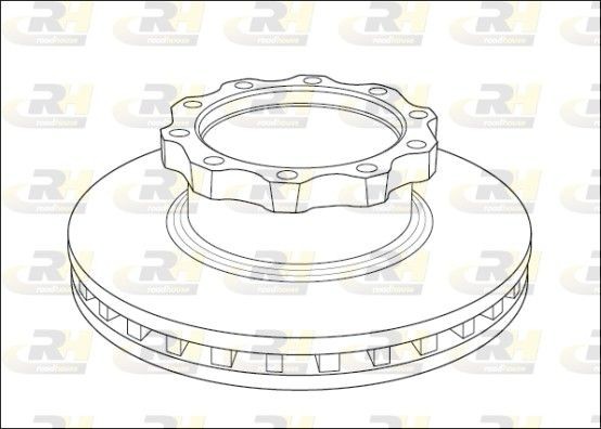 ROADHOUSE NSX1039.20 Bremsscheibe für MAN E 2000 LKW in Original Qualität