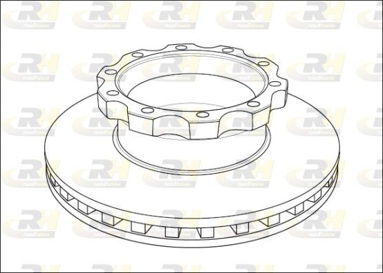 ROADHOUSE NSX1045.20 Bremsscheibe für MAN TGA LKW in Original Qualität
