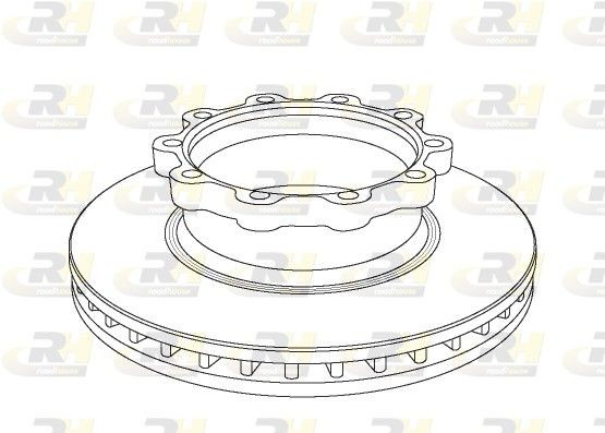 NSX104720 ROADHOUSE Rear Axle, Front Axle, 430x45mm, 10, 10M16, Vented Ø: 430mm, Num. of holes: 10, Brake Disc Thickness: 45mm Brake rotor NSX1047.20 buy