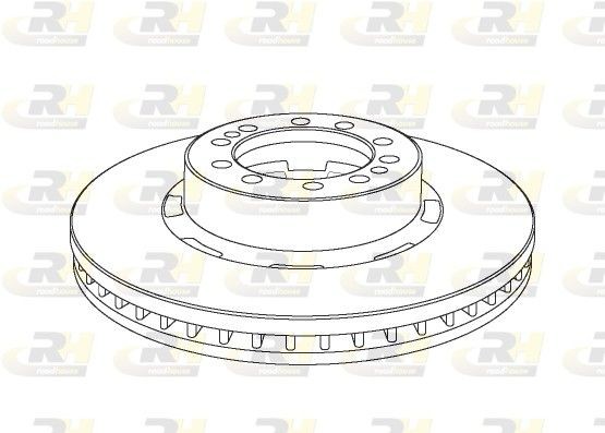 NSX107420 ROADHOUSE Front Axle, 440x44,4mm, 10, 10x17, Vented Ø: 440mm, Num. of holes: 10, Brake Disc Thickness: 44,4mm Brake rotor NSX1074.20 buy