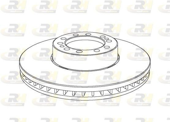 ROADHOUSE NSX1075.20 Bremsscheibe für RENAULT TRUCKS Manager LKW in Original Qualität