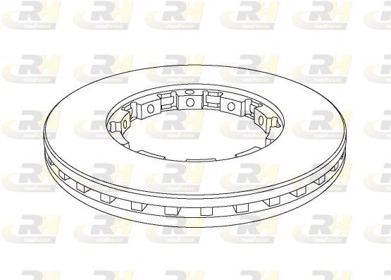 1143.20 ROADHOUSE Front Axle, Rear Axle, 432x45mm, Vented Ø: 432mm, Brake Disc Thickness: 45mm Brake rotor NSX1143.20 buy