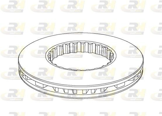 1146.20 ROADHOUSE Front Axle, Rear Axle, 434x45mm, Vented Ø: 434mm, Brake Disc Thickness: 45mm Brake rotor NSX1146.20 buy