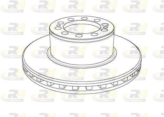 1157.20 ROADHOUSE Front Axle, Rear Axle, 430x45mm, 10, 10x21x168, Vented Ø: 430mm, Num. of holes: 10, Brake Disc Thickness: 45mm Brake rotor NSX1157.20 buy
