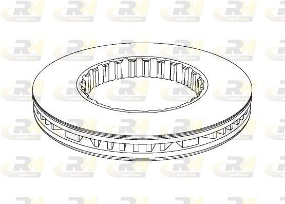 1177.20 ROADHOUSE Front Axle, Rear Axle, 410x45mm, Vented Ø: 410mm, Brake Disc Thickness: 45mm Brake rotor NSX1177.20 buy