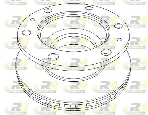 1197.20 ROADHOUSE Front Axle, 330x32mm, 6x245, Vented Ø: 330mm, Num. of holes: 6, Brake Disc Thickness: 32mm Brake rotor NSX1197.20 buy