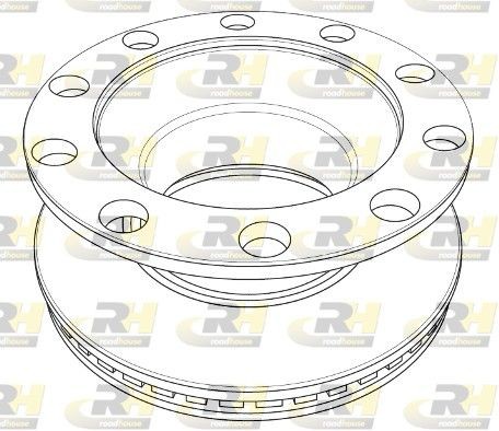 ROADHOUSE NSX1209.20 Bremsscheibe für RENAULT TRUCKS Midlum LKW in Original Qualität