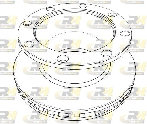 ROADHOUSE NSX1216.20 Bremsscheibe für RENAULT TRUCKS Midlum LKW in Original Qualität