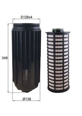 72418179 MAHLE ORIGINAL S126x4, Spin-on Filter Ø: 138,0mm, Height: 348,0mm Oil filters OR 39 buy