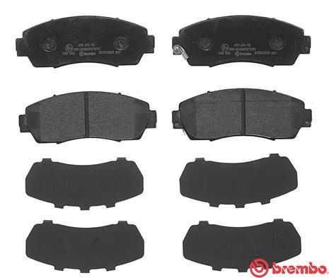 P28068 Disc brake pads PRIME LINE BREMBO 25351 review and test