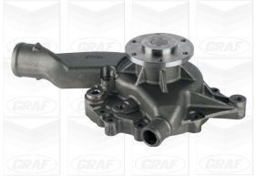 GRAF PA1331 Water pump with seal, Mechanical, for v-ribbed belt use