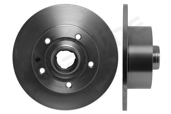 STARLINE Rear Axle, 245x10mm, 5, solid Ø: 245mm, Num. of holes: 5, Brake Disc Thickness: 10mm Brake rotor PB 1294 buy