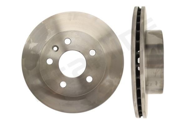 STARLINE Front Axle, 276x22mm, 5, Vented Ø: 276mm, Num. of holes: 5, Brake Disc Thickness: 22mm Brake rotor PB 2583 buy