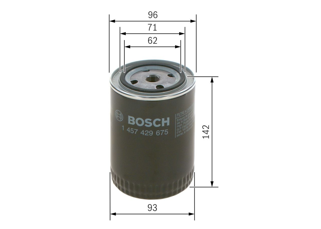 OEM-quality BOSCH 1 457 429 675 Fuel filters