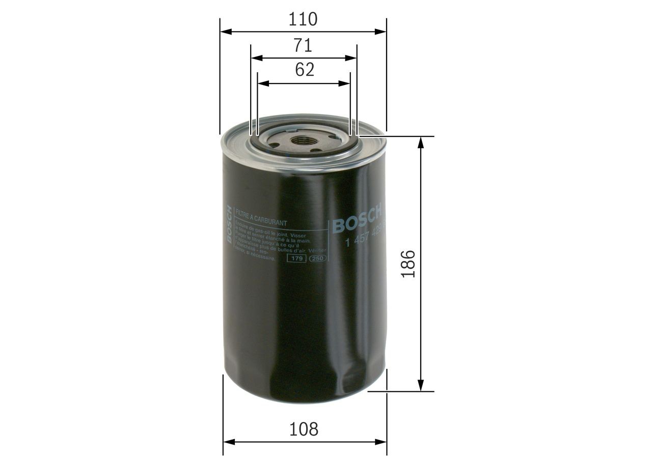 OEM-quality BOSCH 1 457 429 681 Fuel filters