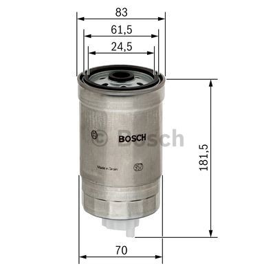 BOSCH 1457434184 Fuel filters Spin-on Filter