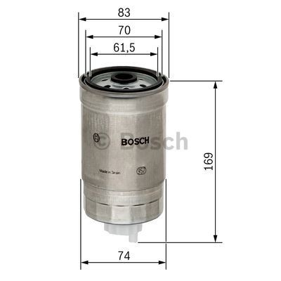 BOSCH 1457434198 Fuel filters Spin-on Filter