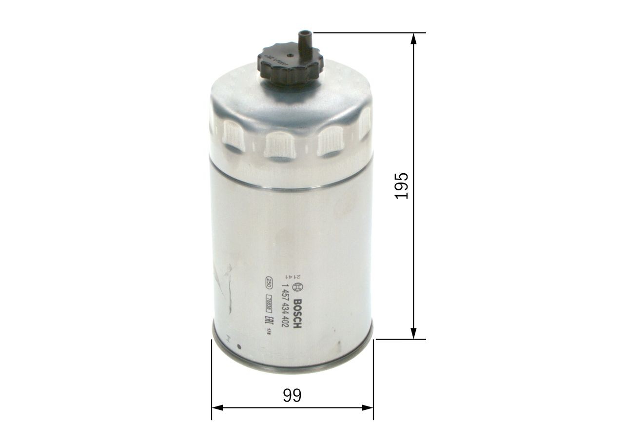 OEM-quality BOSCH 1 457 434 402 Fuel filters