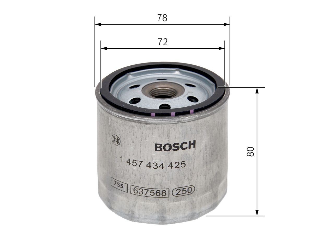 OEM-quality BOSCH 1 457 434 425 Fuel filters