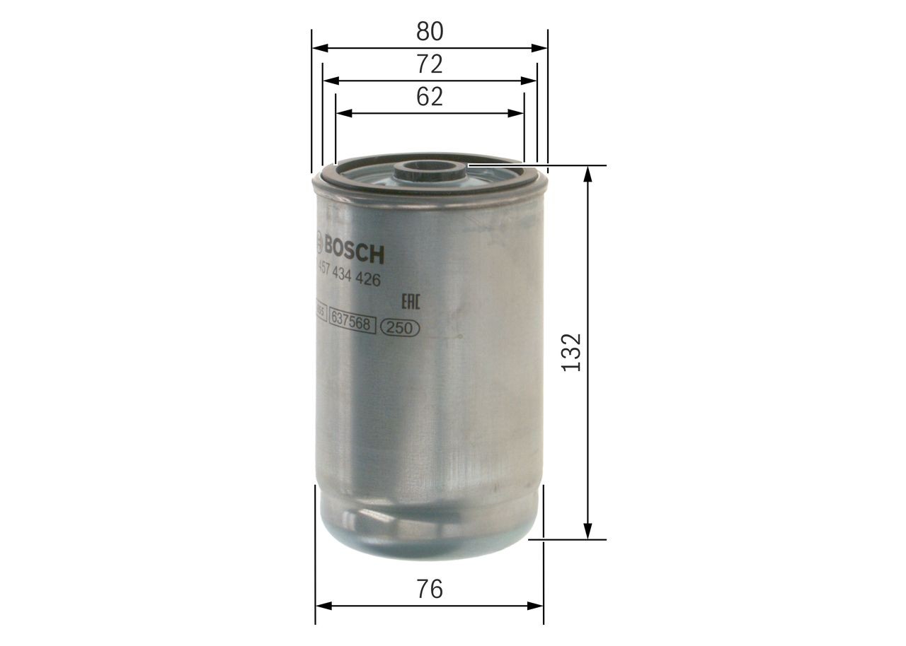 OEM-quality BOSCH 1 457 434 426 Fuel filters