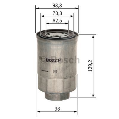 BOSCH 1457434438 Fuel filters Spin-on Filter