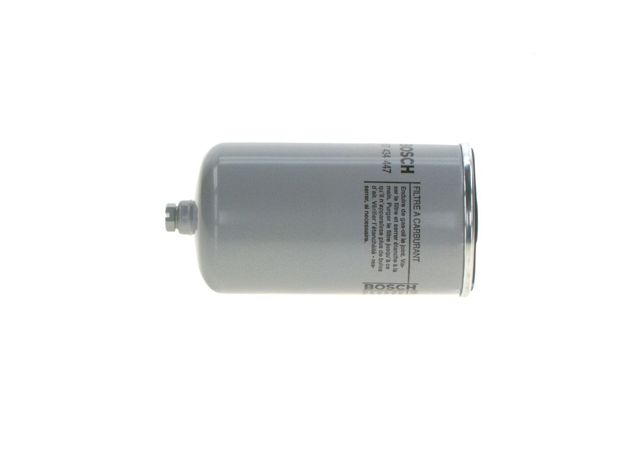 1457434447 Fuel filter N 4447 BOSCH Spin-on Filter, with water drain screw