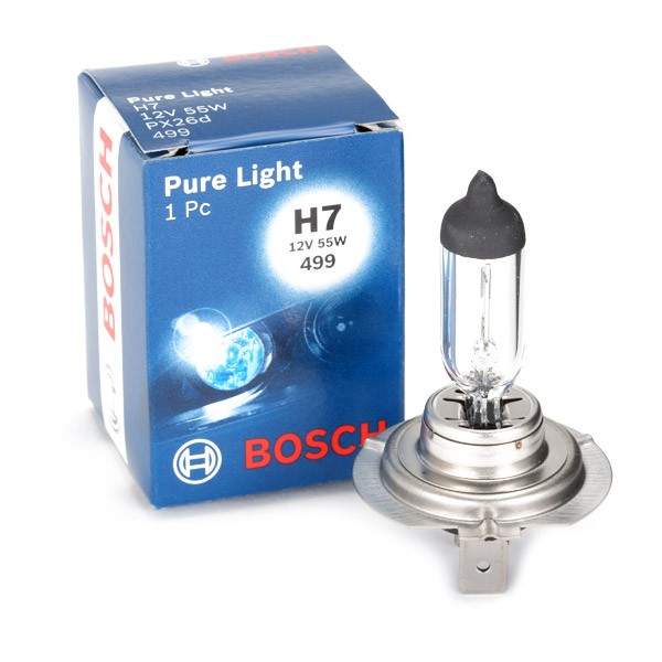 Bosch H7 Plus 50 Lampe - 12 V 55 W PX26d - 1 Stück