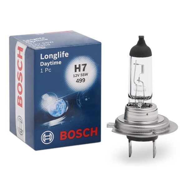 Ampoule H7 - 12 V - PX26d - 55W - Feux de croisement - Feux de route - Feux  antibrouillard - Bosch