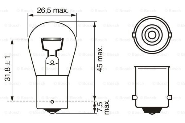 1987302501 Bulb, indicator Trucklight WS BOSCH 24V 21W P21W TRUCKLIGH review and test