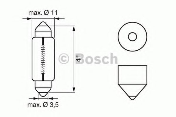 Bosch Glühlampe 6V 2W wie 3SX1342 Neu OVP 10 Stück 